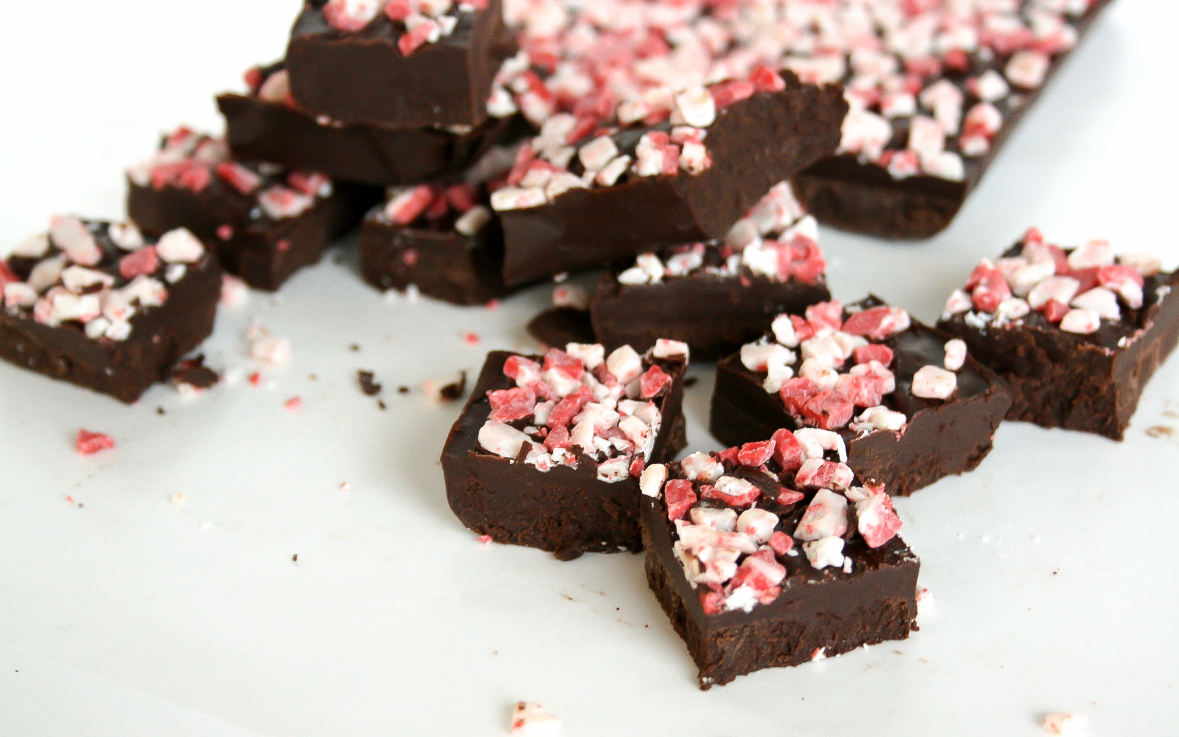 Dark Chocolate Peppermint Fudge 4 F5 Method