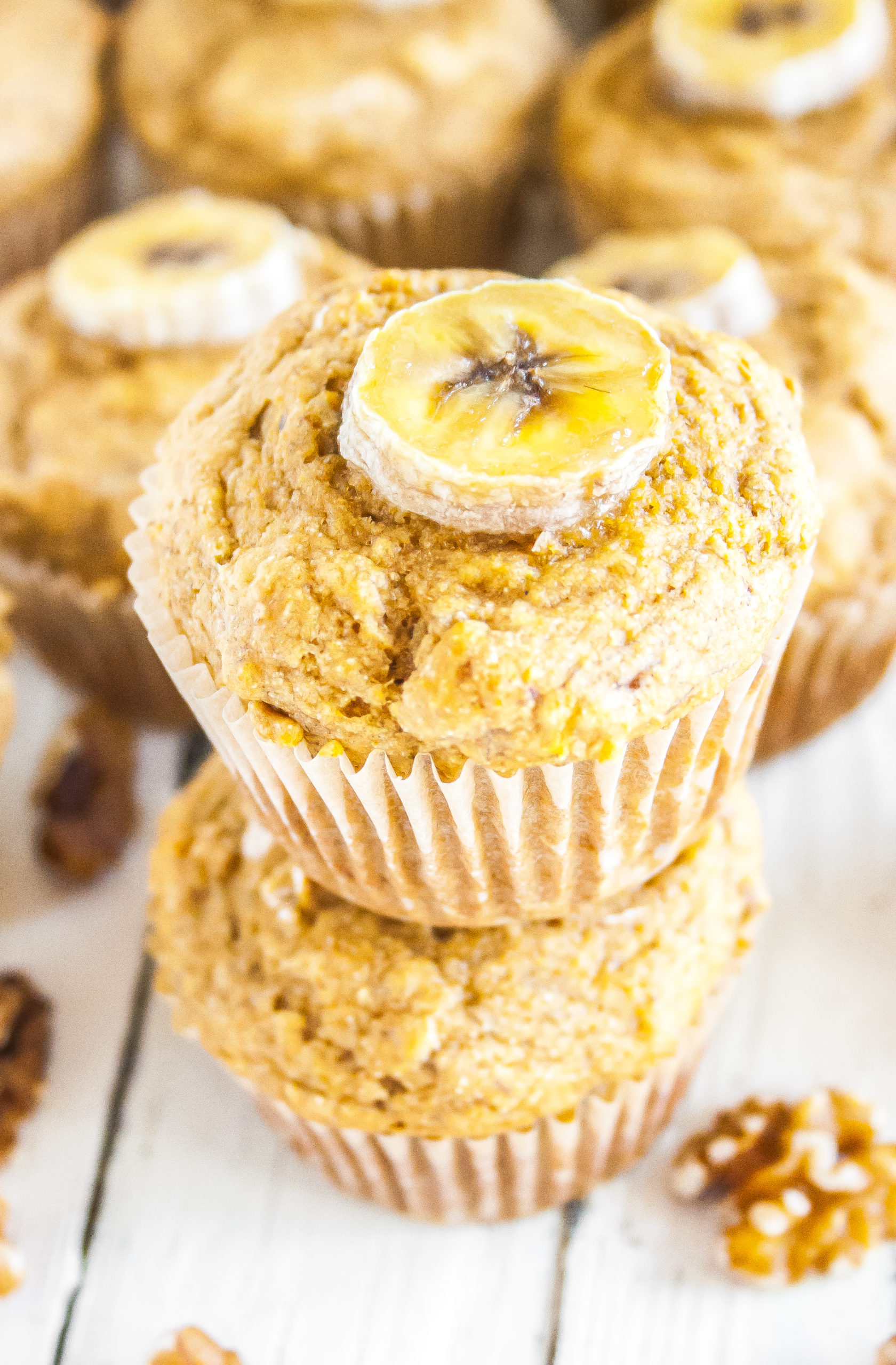 Healthy Banana Nut Muffins - F5 Method